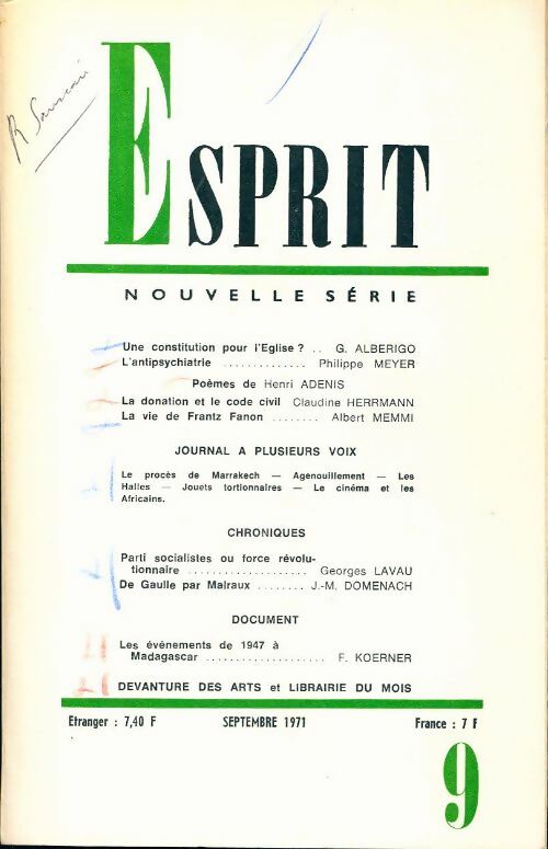 Esprit n°406 - Collectif - Livre