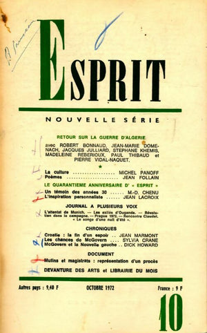 Esprit n°417
