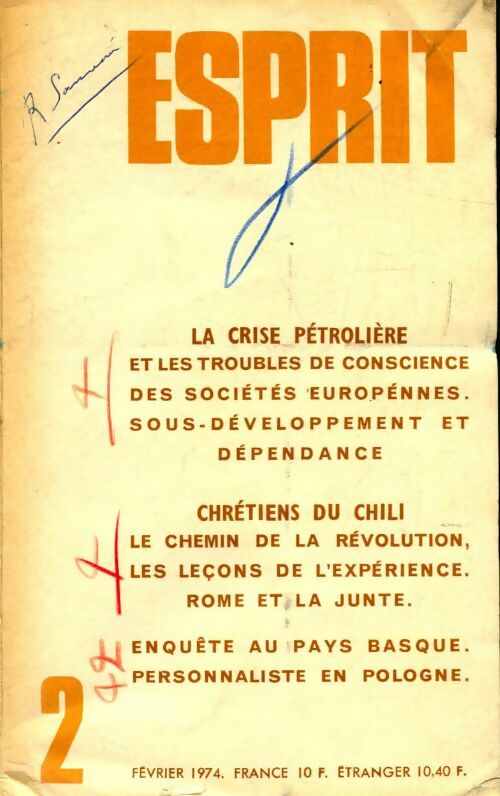 Esprit n°432 : La crise pétrolière - Collectif - Livre