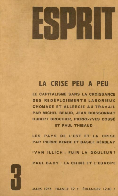 Esprit n°444 - Collectif - Livre