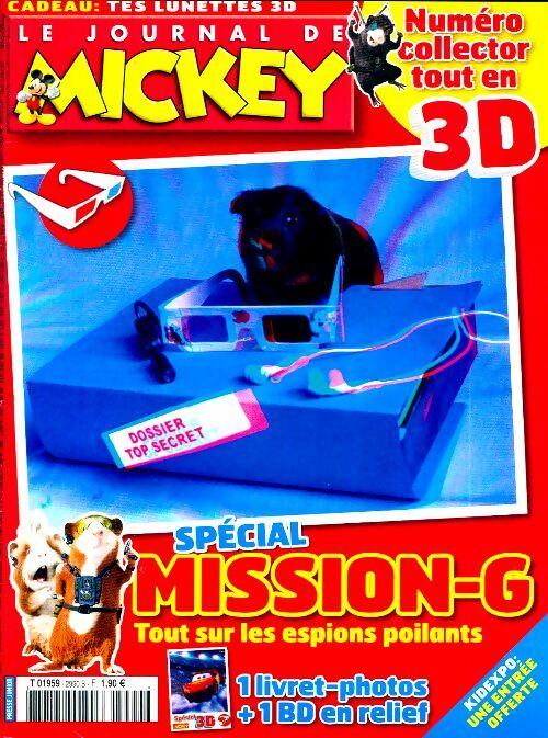 Le journal de Mickey n°2990 : Spécial Mission-G - Collectif - Livre