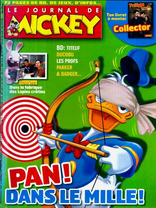 Le journal de Mickey n°2995 : Pan ! Dans le mille ! - Collectif - Livre