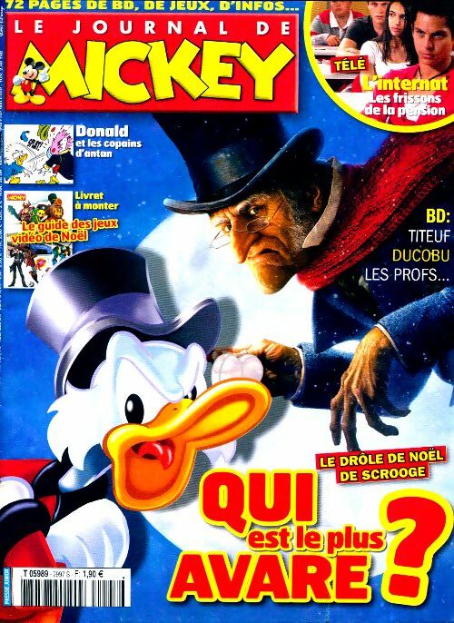 Le journal de Mickey n°2997 : Qui est le plus avare ? - Collectif - Livre