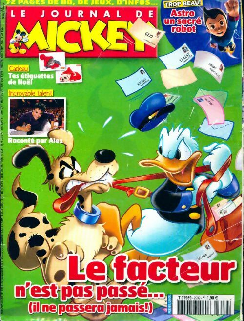 Le journal de Mickey n°2999 : Le facteur n'est pas passé... - Collectif - Livre