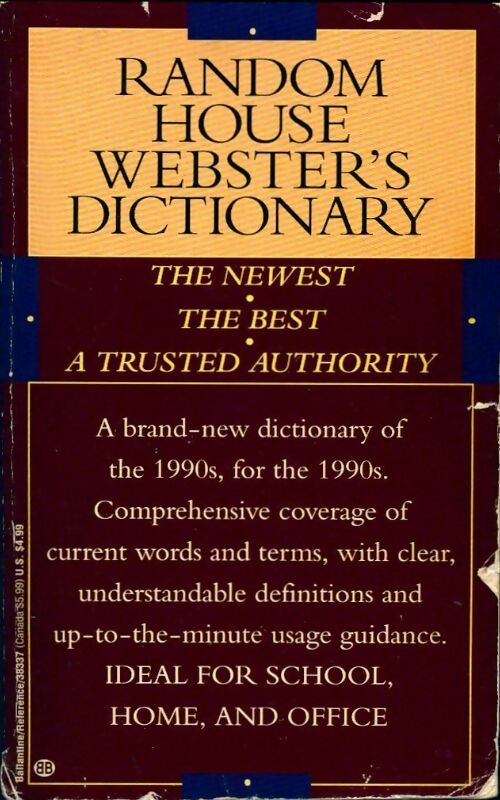 Random house webster's dictionary - Collectif - Livre