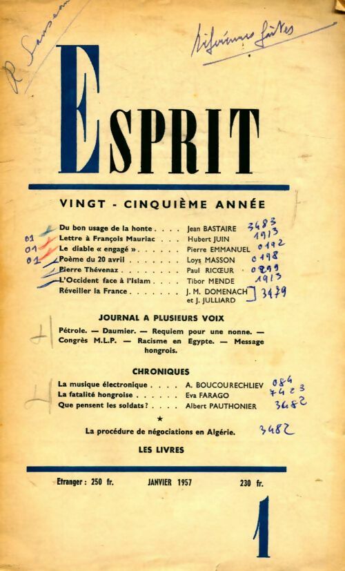 Esprit n°246 - Collectif - Livre