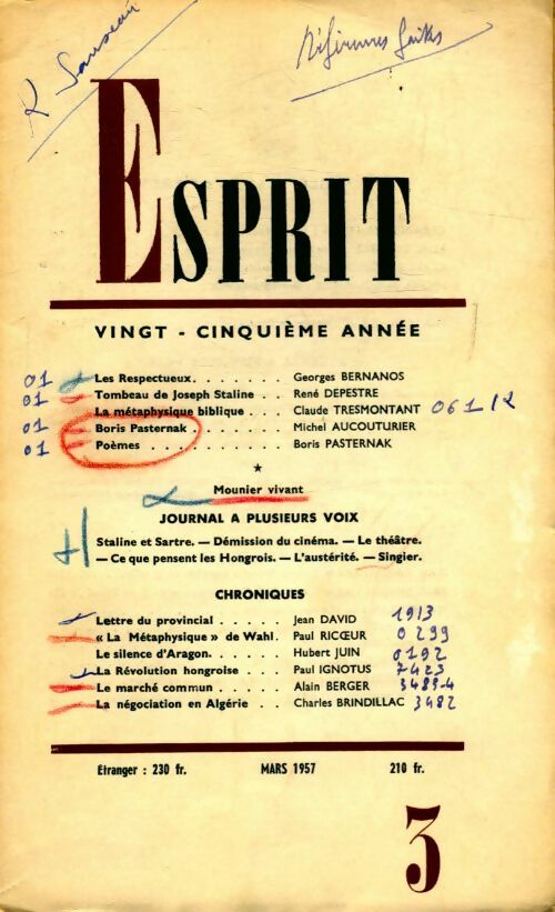 Esprit n°248 - Collectif - Livre