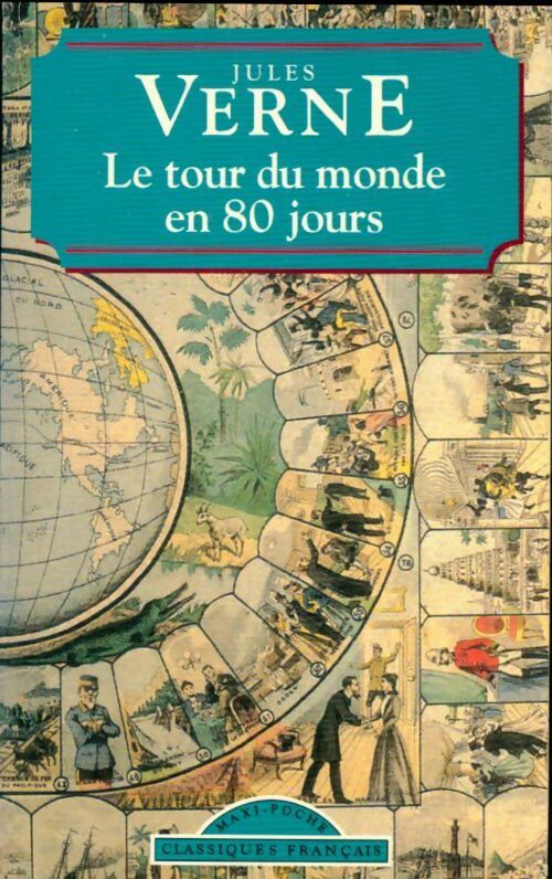 Le tour du monde en 80 jours - Jules Vernes - Livre