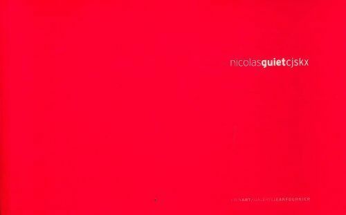 Nicolas Guiet : Csjkx - Eric Suchère - Livre