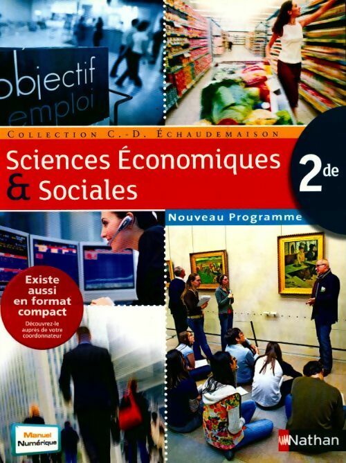 Sciences économiques et sociales Seconde - Collectif - Livre