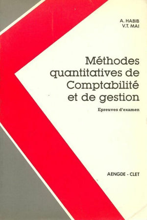 Méthodes quantitatives de comptabilité et de gestion