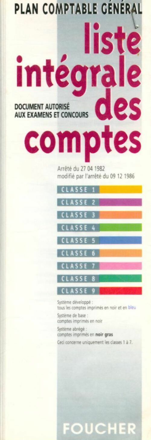 Plan comptable général 1997 - Collectif - Livre