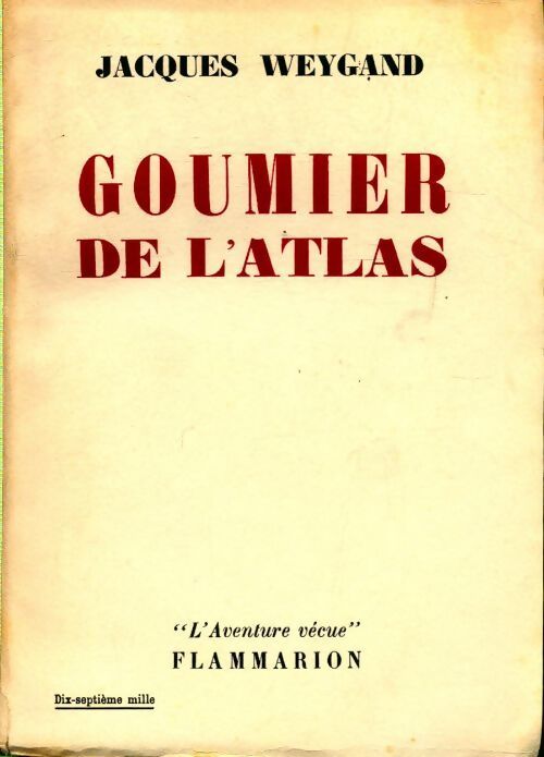 Goumier de l'Atlas - Jacques Weygand - Livre
