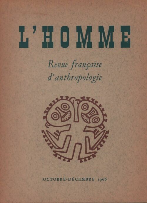 L'homme n°VI-4 - Collectif - Livre