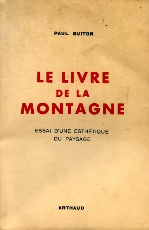 Le livre de la montagne - Paul Guiton - Livre