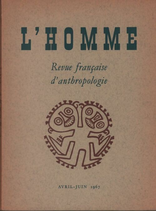 L'homme n°VII-2 - Collectif - Livre