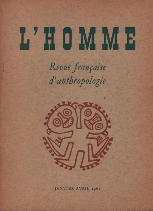 L'homme n°I-1 - Collectif - Livre