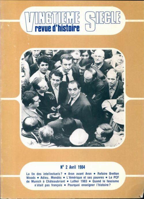 Vingtième siècle n°2 - Collectif - Livre