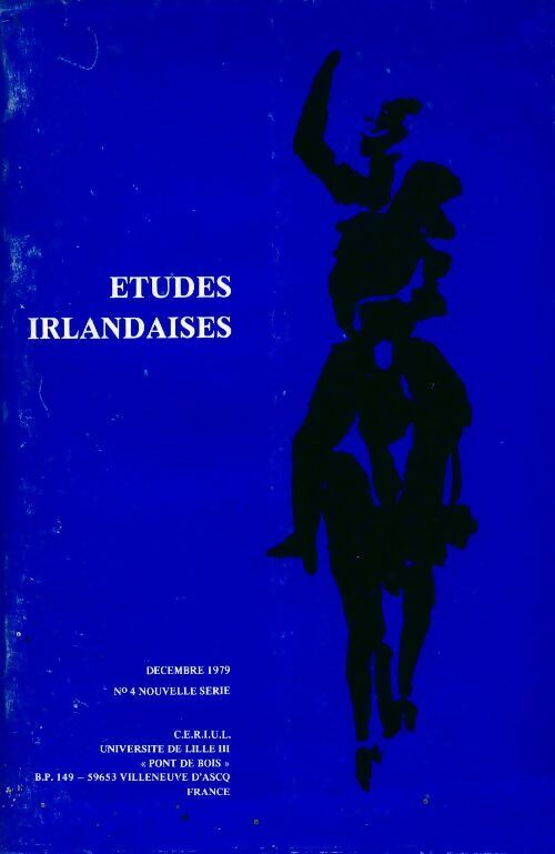 Etudes irlandaises n°4 nouvelle série - Collectif - Livre