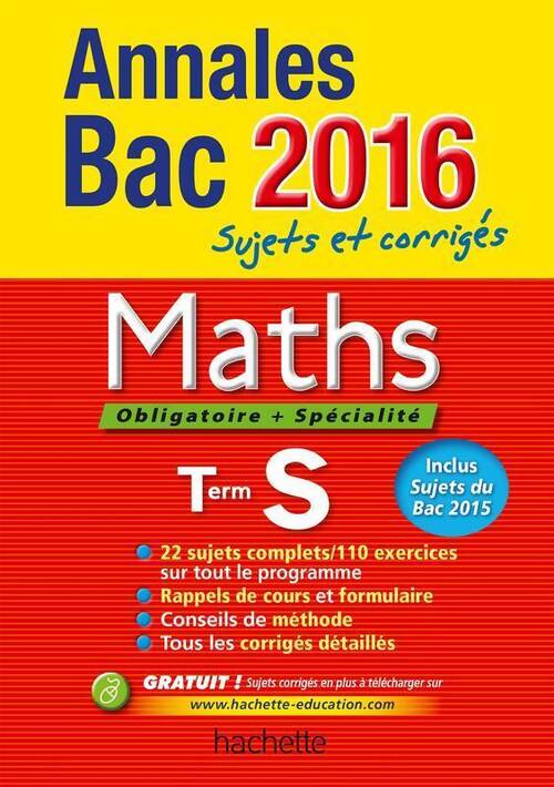 Maths Terminale S 2016 - Sandrine Bodini-Lefranc - Livre