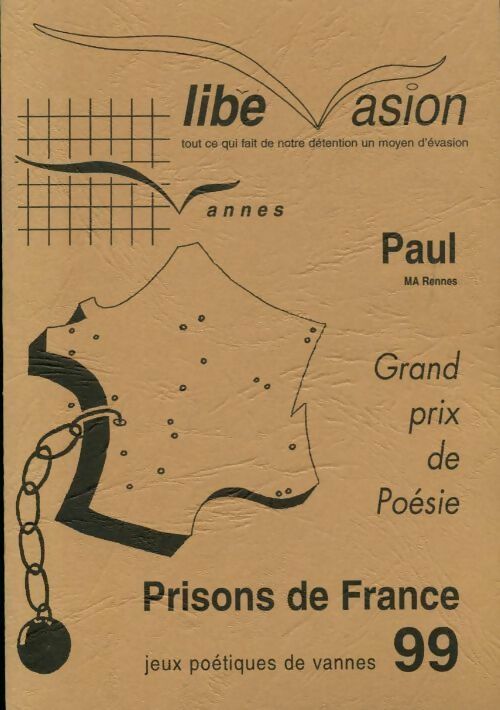 Grand prix de poésie prisons de France 99 - Collectif - Livre