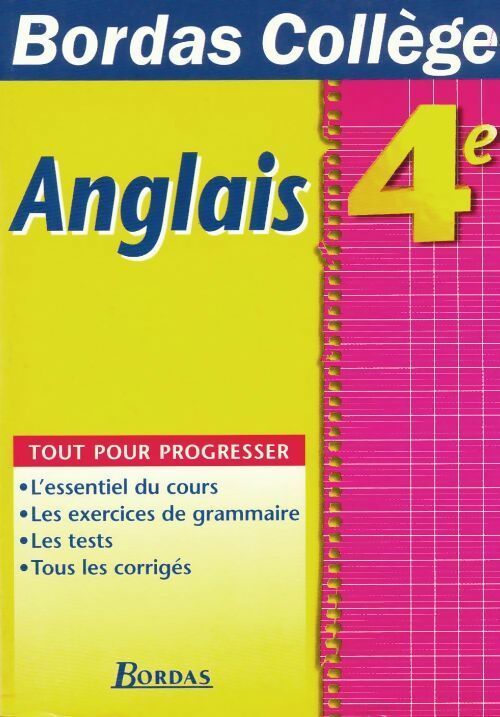 Anglais 4e - Nicole Chalaye - Livre