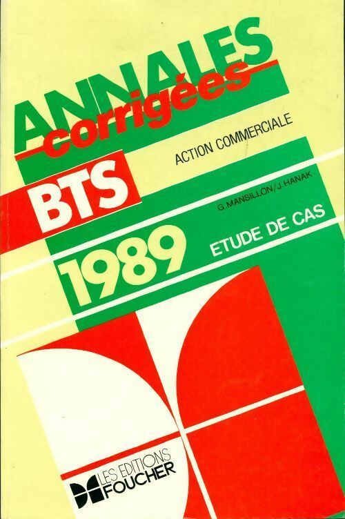 BTS Action commerciale 1989 - Collectif - Livre