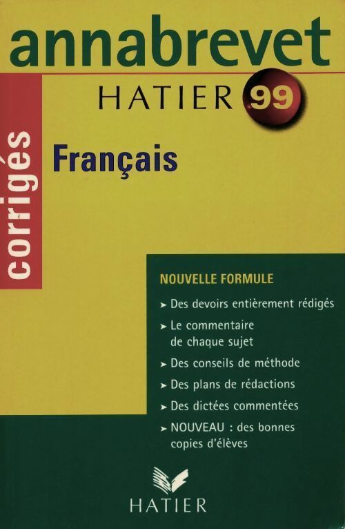 Français corrigés brevet 1999 - Yves Bomati - Livre