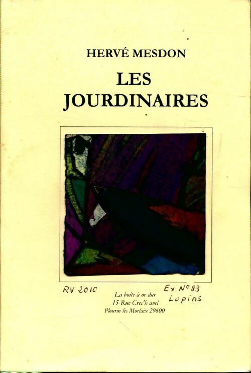Les jourdinaires - Hervé Mesdon - Livre