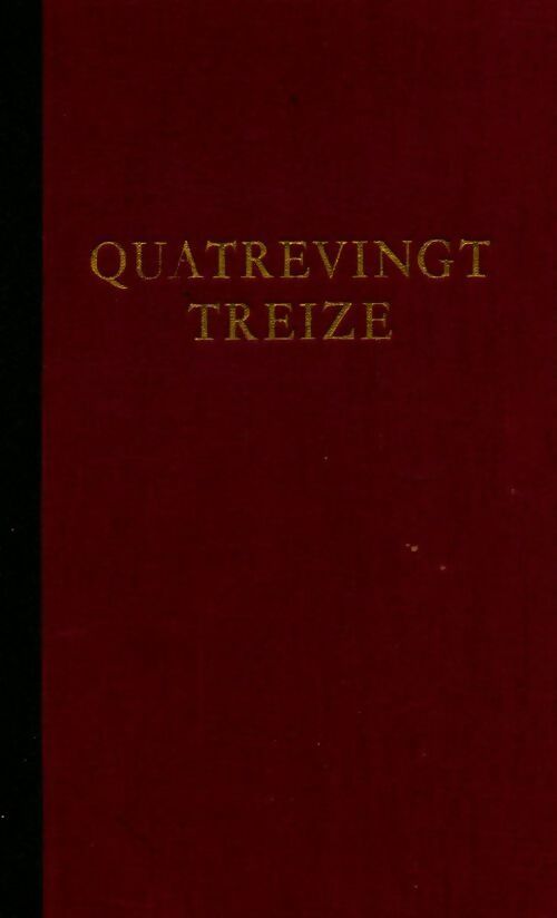 Quatre-vingt-treize Tome II - Victor Hugo - Livre
