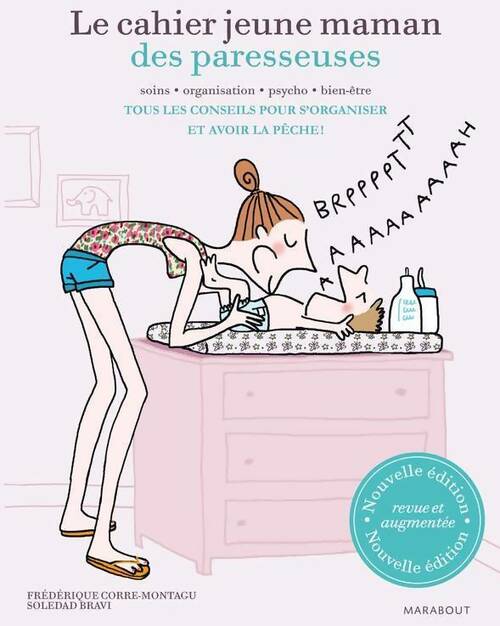 Le cahier jeune maman des paresseuses - Frédérique Corre Montagu - Livre