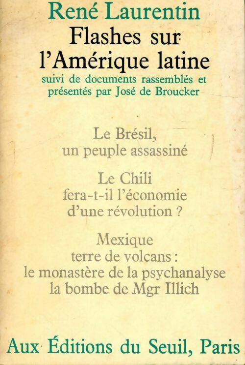Flashes sur l'Amérique latine - René Laurentin - Livre