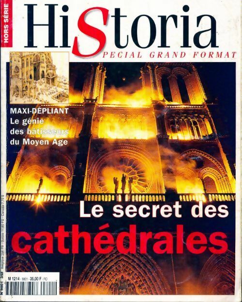 Historia hors-série spécial grand format n°9801 : Le secret des cathédrales - Collectif - Livre