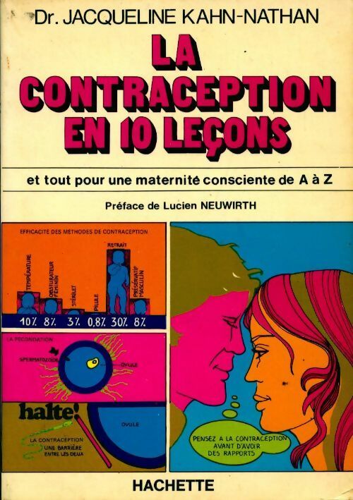 La contraception en 10 leçons - Jacqueline Kahn-Nathan - Livre
