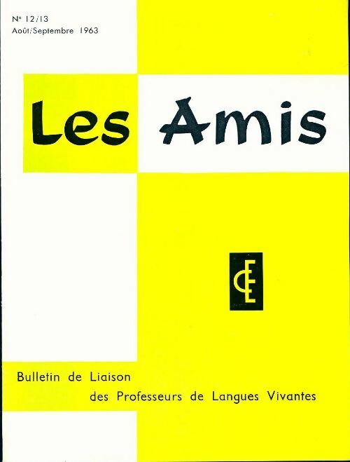 Les amis n°12-13 - Collectif - Livre
