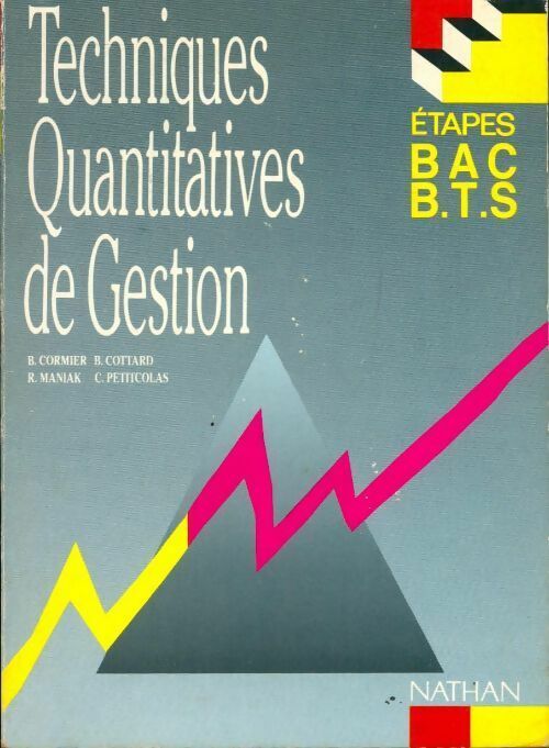Techniques quantitatives de gestion BTS - Collectif - Livre