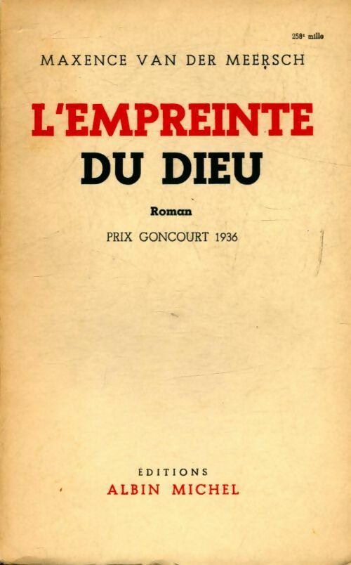 L'empreinte du Dieu - Maxence Van der Meersch - Livre