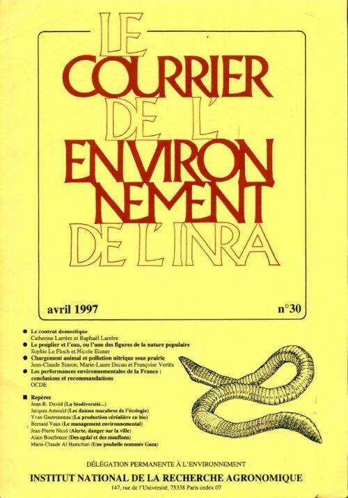 Le courrier de l'environnement n°30 - Collectif - Livre