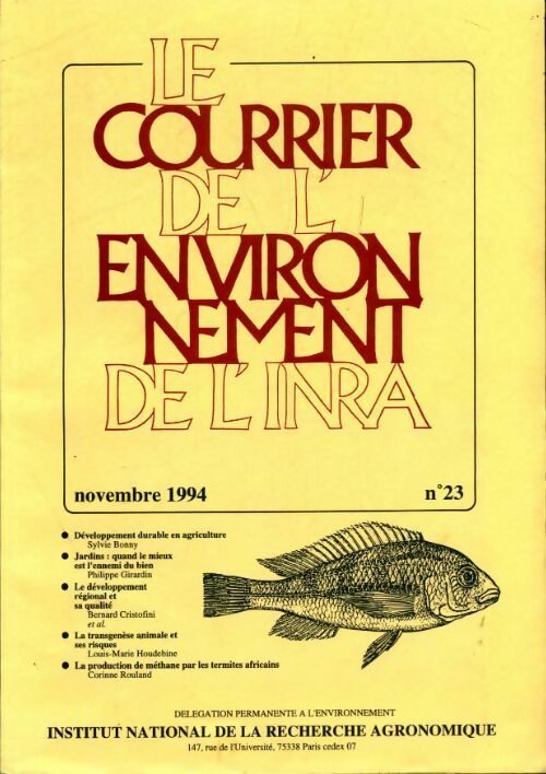 Le courrier de l'environnement n°23 - Collectif - Livre