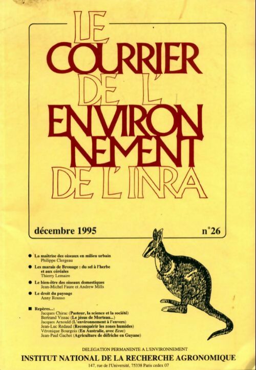 Le courrier de l'environnement n°26 - Collectif - Livre