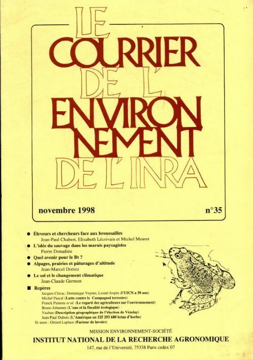 Le courrier de l'environnement n°35 - Collectif - Livre