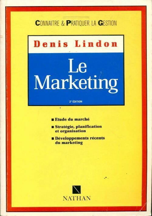 Le marketing - Denis Lindon - Livre