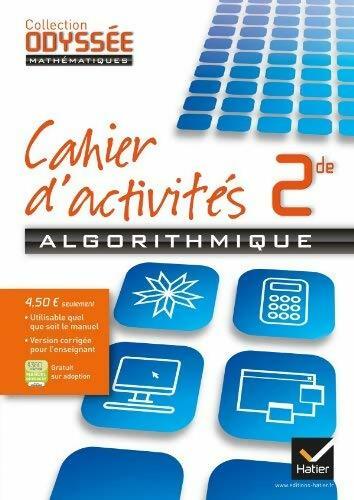 Cahier d'algorithmique Seconde - Collectif - Livre