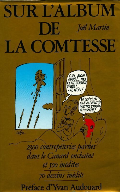 Sur l'album de la comtesse - Joël Martin - Livre