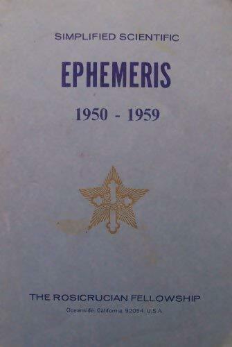 Ephemeris 1950-1959 - Collectif - Livre