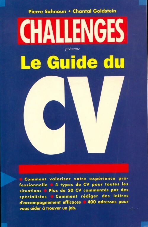 Le guide du CV - Pierre Sahnoun - Livre