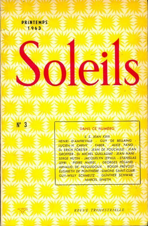 Soleils n°3 - Collectif - Livre