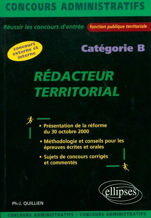 Rédacteur territorial. Catégorie B - Collectif - Livre