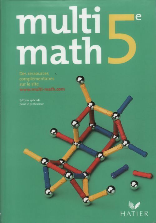 Multimath 5e .Version professeur - Roland Charnay - Livre