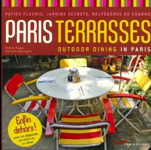 Paris terrasses - Simon Roger - Livre